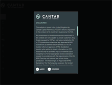 Tablet Screenshot of cantabcapital.com